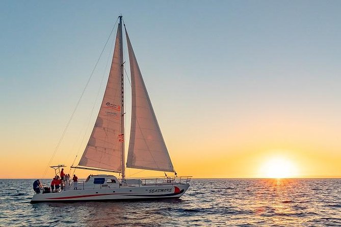 Sunset Cocktail Cruise on our Sailing Catamaran - What the two-hour outing feels like