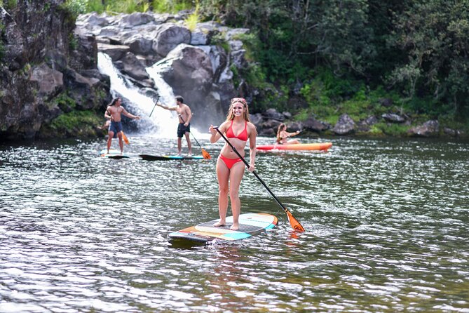 Umauma Falls Deluxe ATV Waterfall and Swim Experience - Scenic pauses give you time to look around