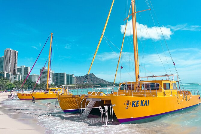 Waikiki Beach Sunset Sail - Diamond Head from the ocean