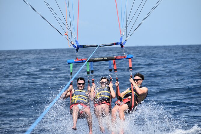 Waikiki: Parasailing in Hawaii - A smooth launch, then a quiet ride above the water