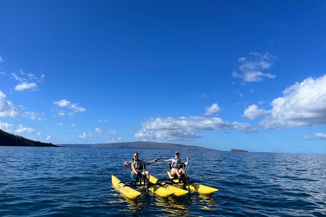 Water Bike Tour in South Maui - Pedaling above the South Maui water