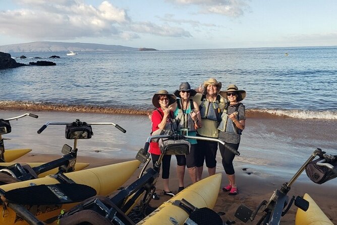 Water Bike Tour in South Maui - The Makena Bay launch and safety briefing